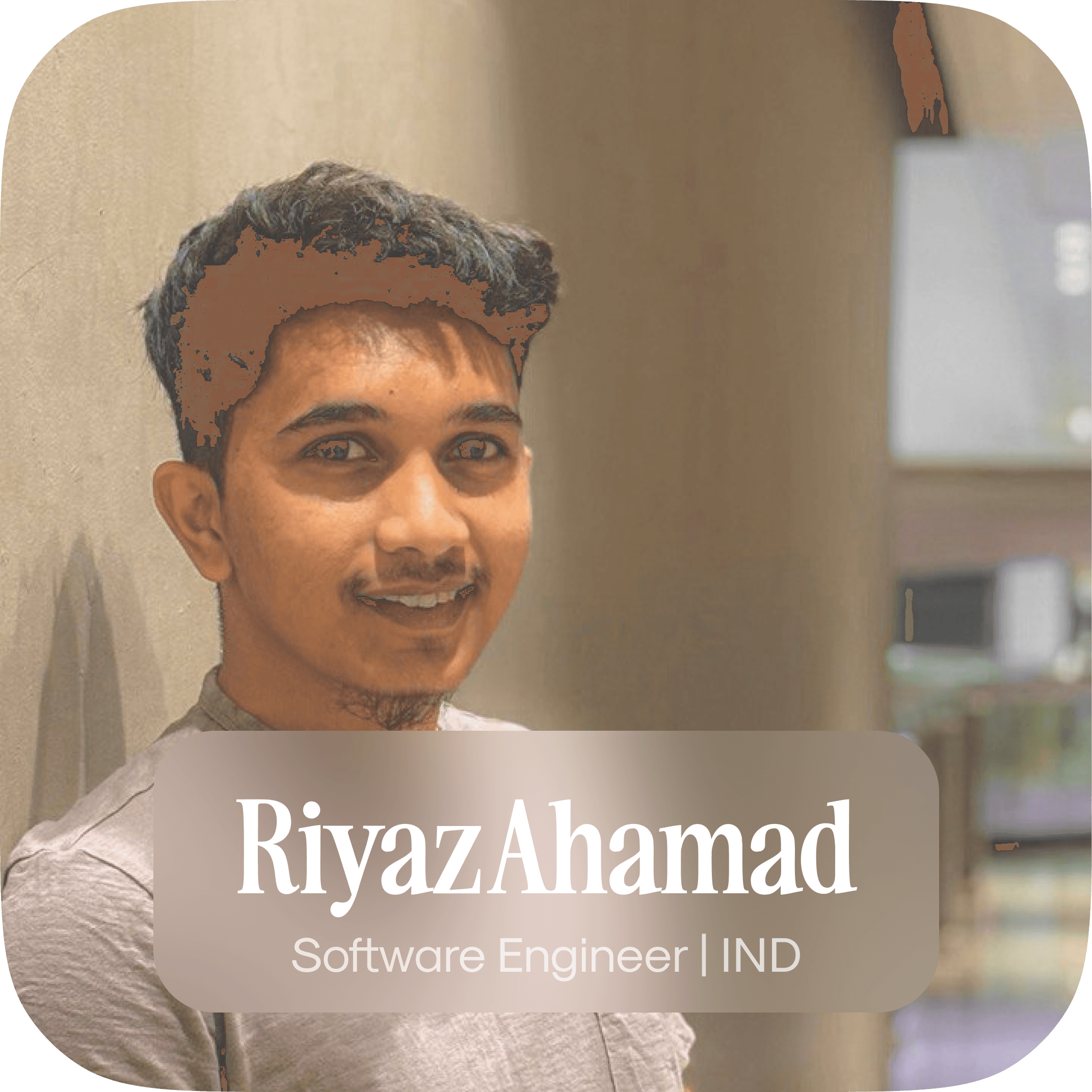 Picture of RiyazAhamad also known as theriyazo, a software engineer based in India.
